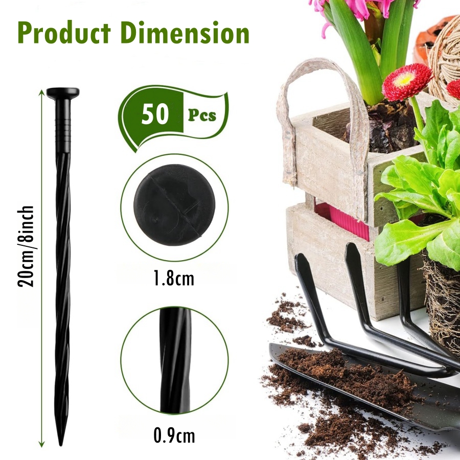Dry Herb Vaping Accessories - 10 Pezzi Picchetti in Plastica per