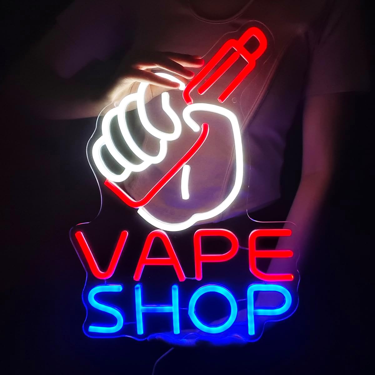 Vaping Store - VAPE Shop Insegna al neon per