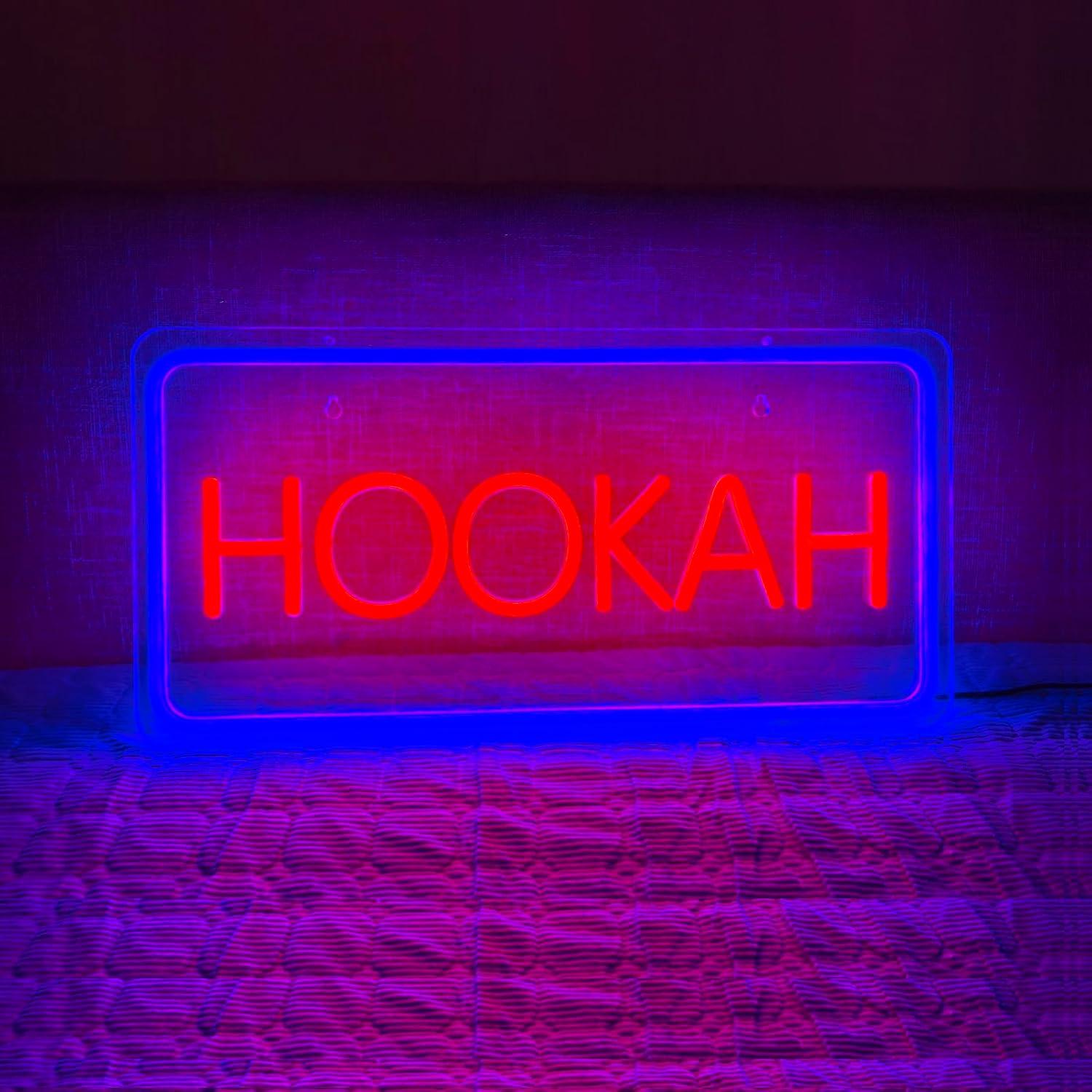 Vaping Store - Insegna al Neon HOOKAH con Luci