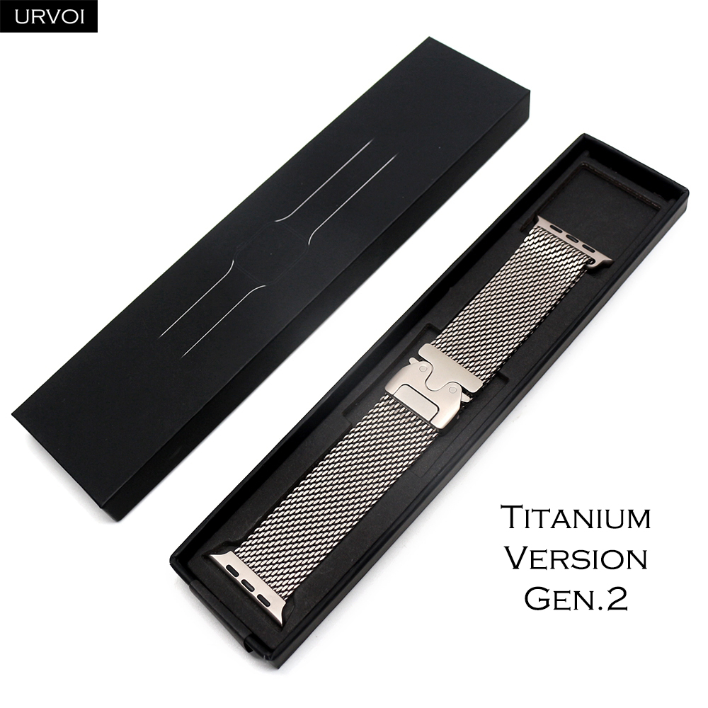 Mesh Coil Strip - URVOI Cinturino Milanese in Titanio per