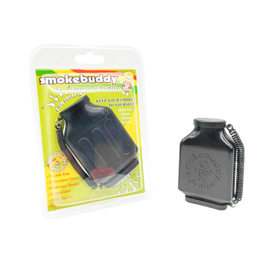Dry Herb Vaping Accessories - Smokebuddy Jr Black Filtro d'Aria Personale,