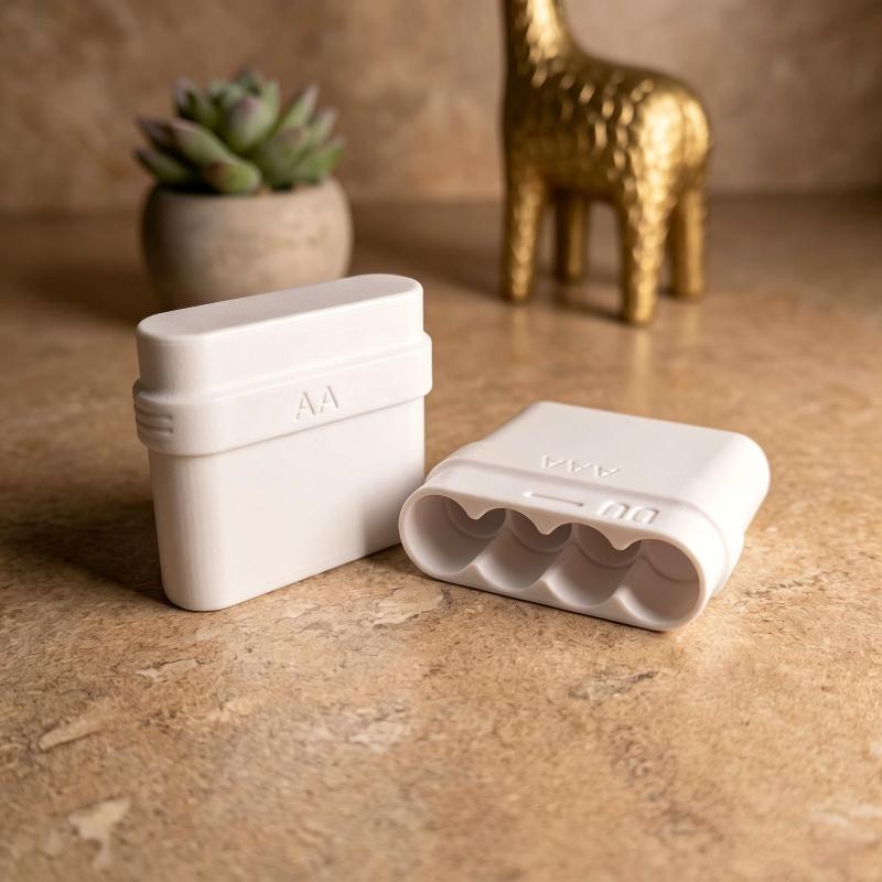 Scatola portabatterie AA con 4 - Battery Case Storage recensione e prezzo
