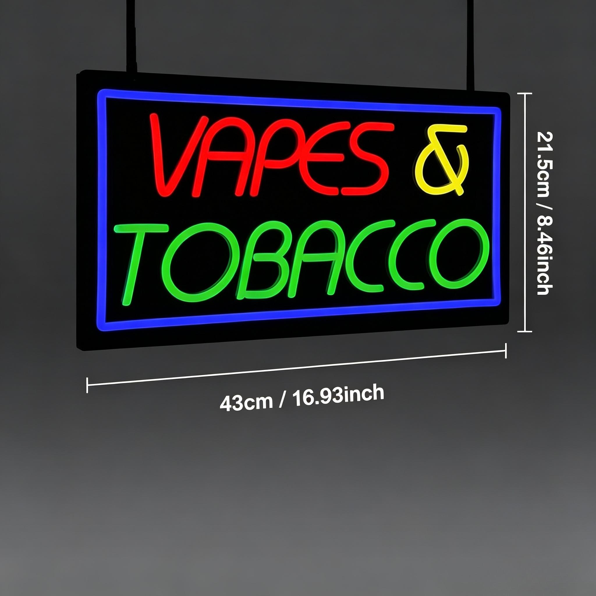 Insegna al neon a tema tabacco - Vaping Store recensione e prezzo